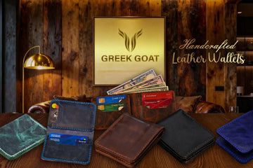 handmade leather wallets, premium quality bifold and card holder collection