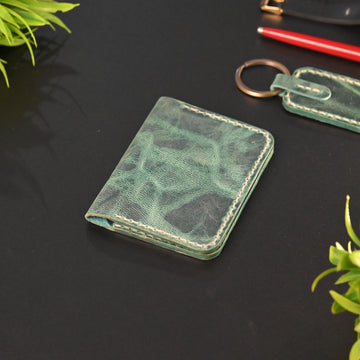 Classic Bifold Card Holder Wallet - Green