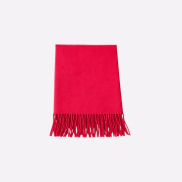 Solid Crimson Red Muffler Men & Women
