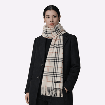 Lvory Veige Classics Check Fringed Muffler For Men & Women
