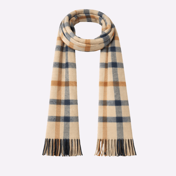 Camel Check Muffler For Men & Women