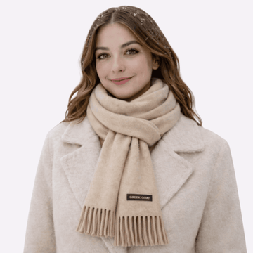 Heathered Camel Muffler For Men & Women, Winter Neck Scarf Soft Scarf