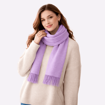 Lavender Muffler For Men & Women, Winter Neck Scarf Soft Scarf