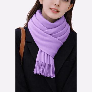 Lavender Muffler For Men & Women, Winter Neck Scarf Soft Scarf