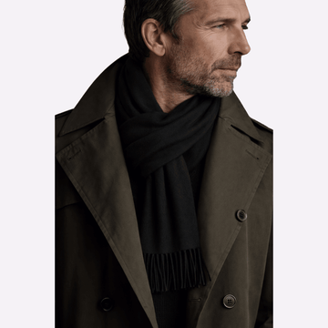 Charcoal Black Muffler for Men & Women