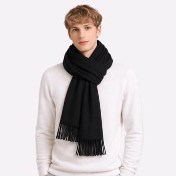 Charcoal Black Muffler for Men & Women