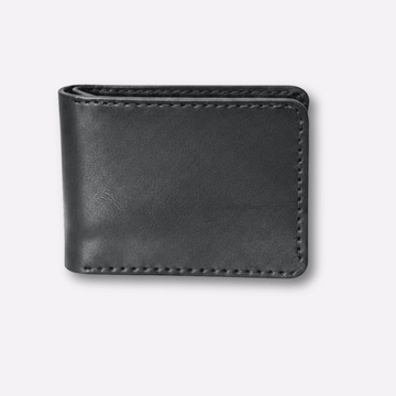 Handmade Genuine Leather Wallet, Mens Bifold Wallet, Groomsmen Wallet Black Anniversary & Valentines Gift