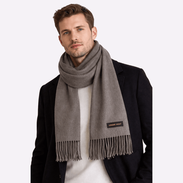 Taupe Grey Muffler For Men & Women