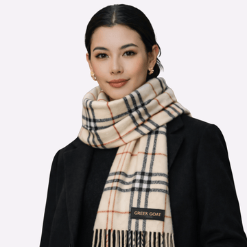 Lvory Veige Classics Check Fringed Muffler For Men & Women