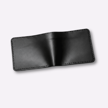 Handmade Genuine Leather Wallet, Mens Bifold Wallet, Groomsmen Wallet Black Anniversary & Valentines Gift