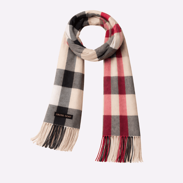 Cambridge Beige Plaid Muffler For Men & Women