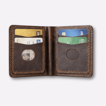 Slim Leather Card Holder Men Women, Handmade Genuine Leather Minimalist Front Pocket Wallet, Groomsmen Valentines Day Gift