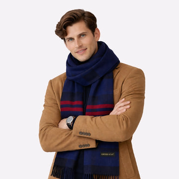 Striped Cashmere Scarf for Men & Women