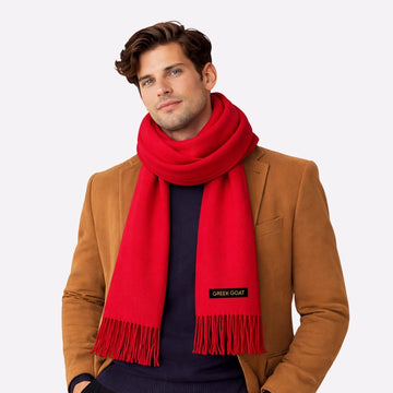 bright cold weather neck scarf
