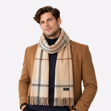 camel winter neck scarf
