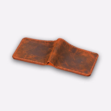 classic brown bifold wallet
