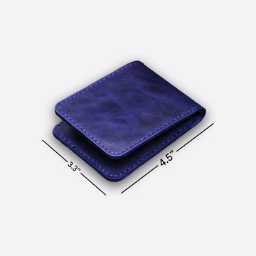 compact leather wallet for men
