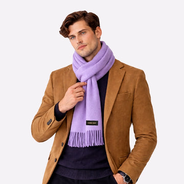 Lavender Cashmere Scarf for Women and men