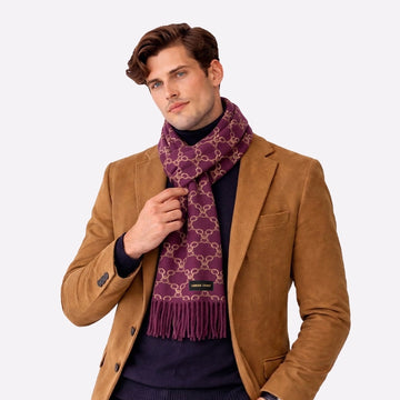 luxury patterned seasonal accessory
