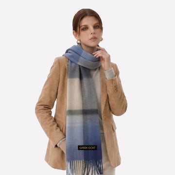 modern luxury gradient cashmere wrap
