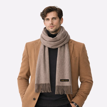 neutral cold weather neck scarf
