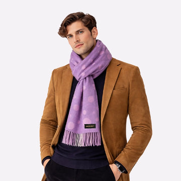 pastel winter styling scarf