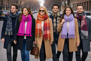 premium scarfs, cashmere, and wool winter collection for men and women
