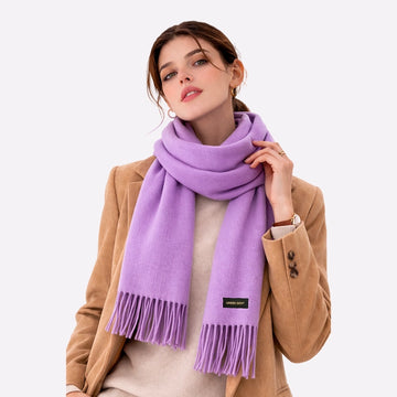 Lavender Cashmere Scarf for Women and men