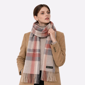 soft seasonal tartan accessory
