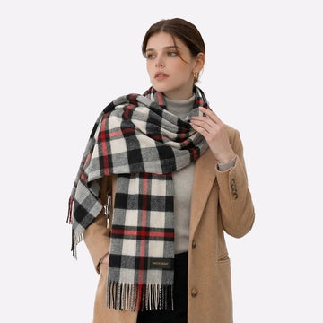 tartan winter wrap scarf
