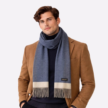 textured winter luxury scarf